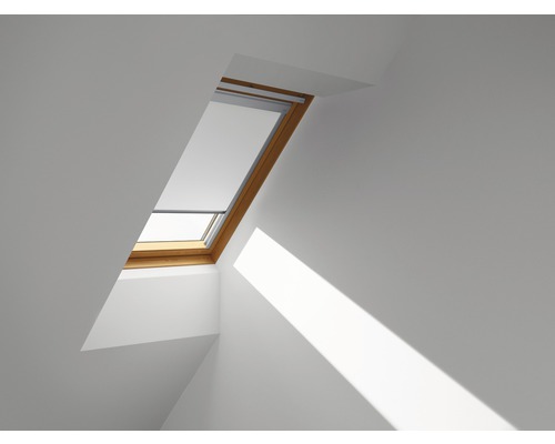 VELUX verduisterend rolgordijn Classic uni wit handbediend DBL C02 4288