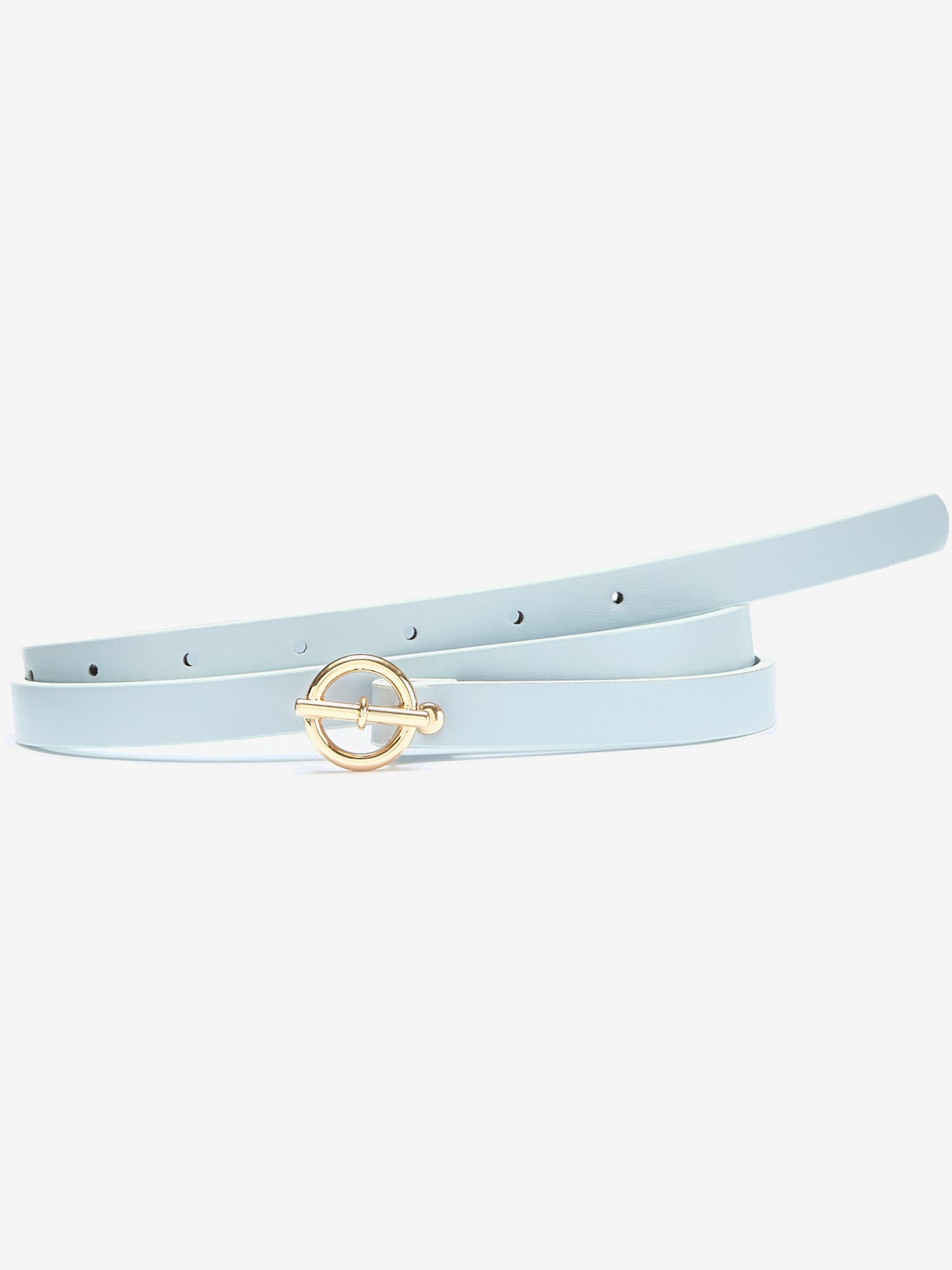 Ceinture hanches ceinture sobre avec fermoir en anneau couleur or et fermeture à épingle