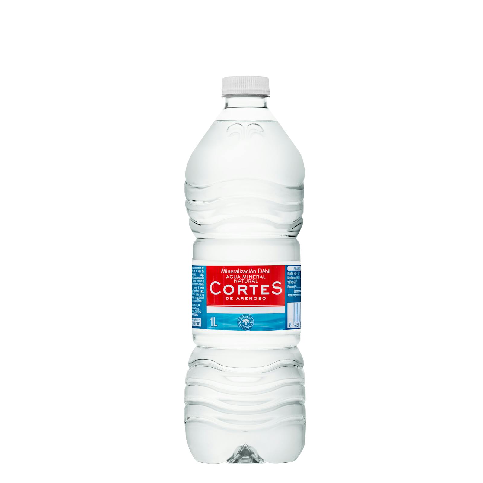 Eau minérale moyenne Cortes
