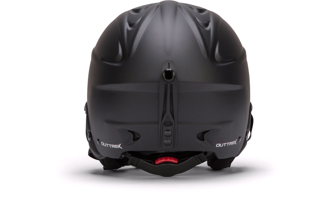 Skihjelm sort medium (55-58 cm)