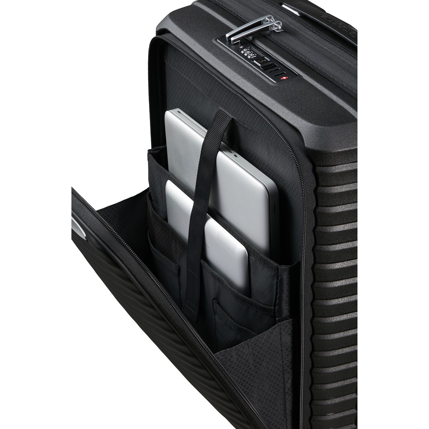 Samsonite Upscape Spinner 55 Exp Easy Access black