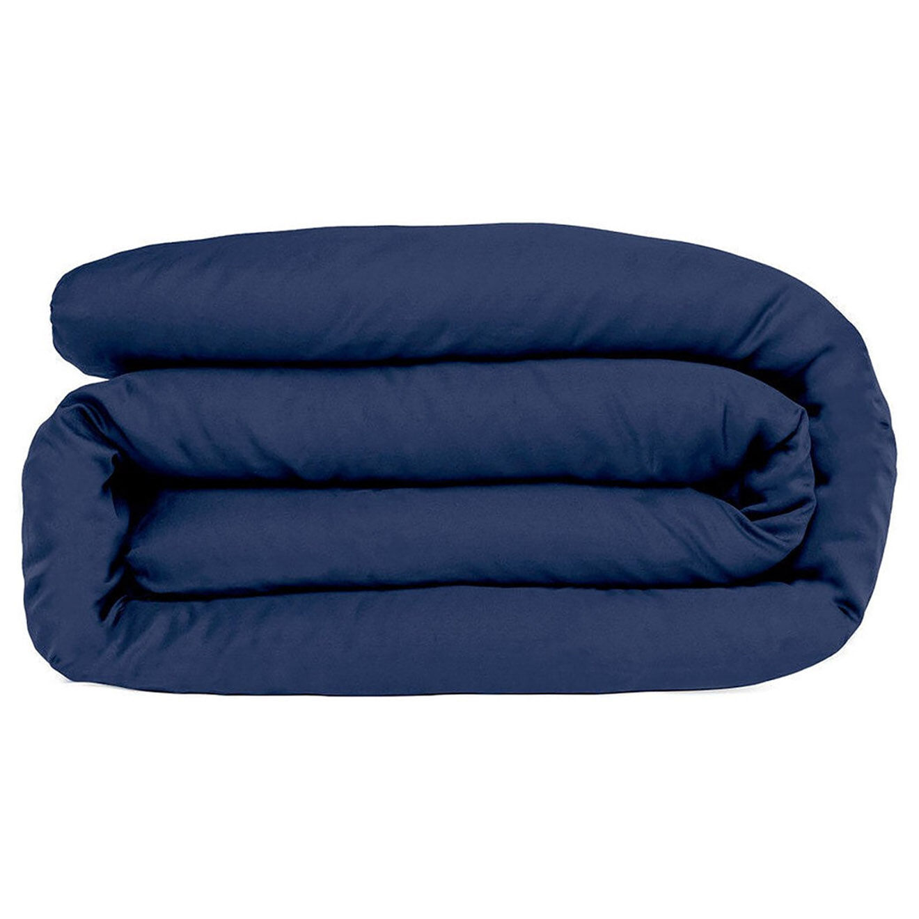 Febronie Housse de couette en Satin de Coton Julia bleue