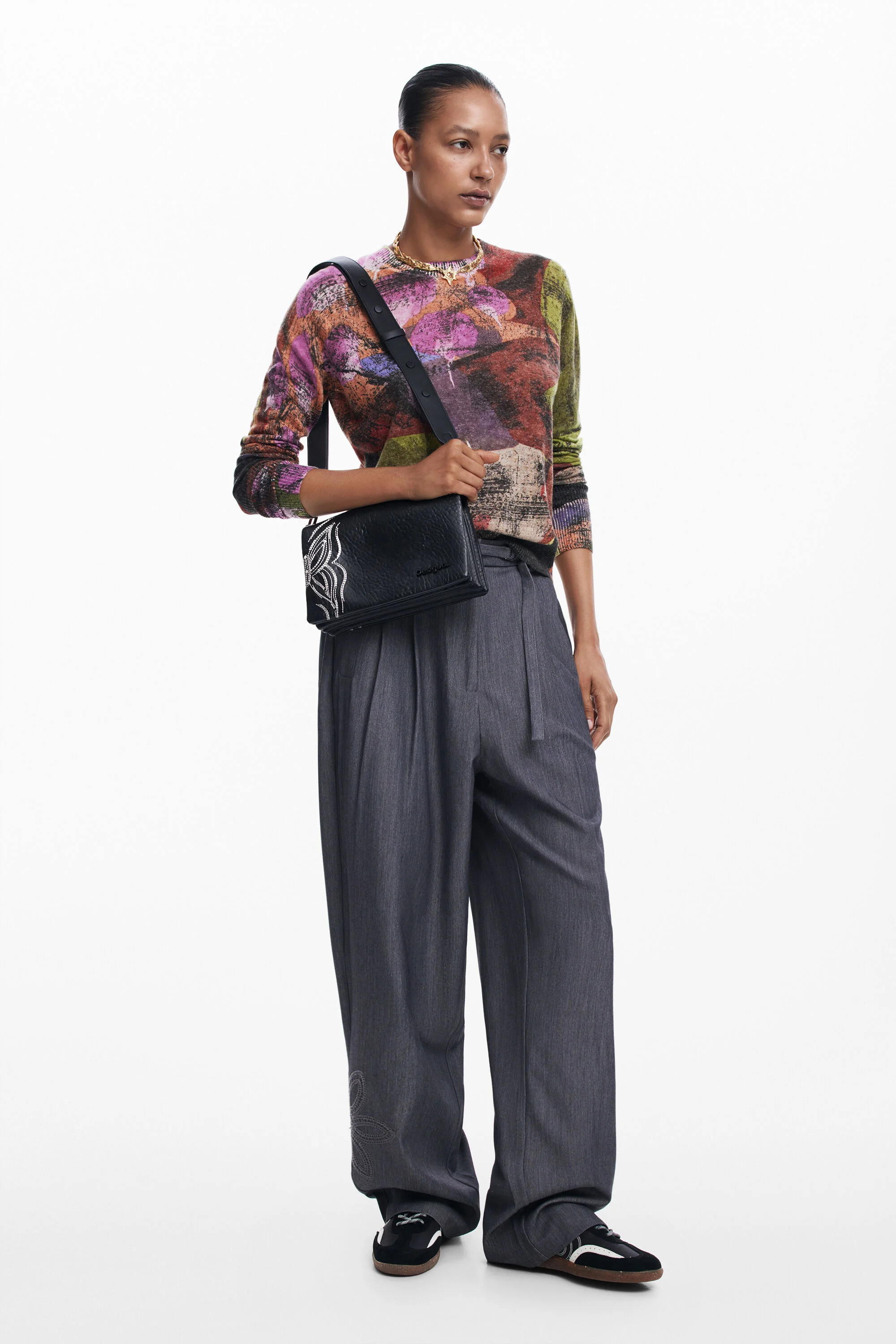 Suéter estampado da M. Christian Lacroix