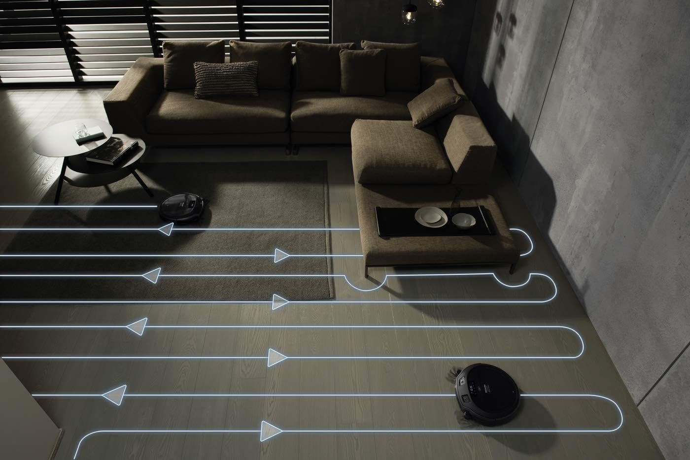 Miele Scout RX2 Home Vision Staubsauger Roboter / intelligente 3D Navigation / 4-stufiges Reinigungssystem / Live-Bildübertragung / mobile Steuerung / bis zu 120 min Akkulaufzeit / Graphitgrau