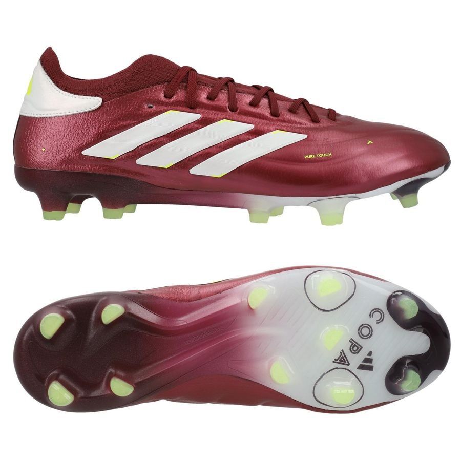 adidas Copa Pure 2 Elite KT FG Energy Citrus - Shadow Red/Blanc/Jaune
