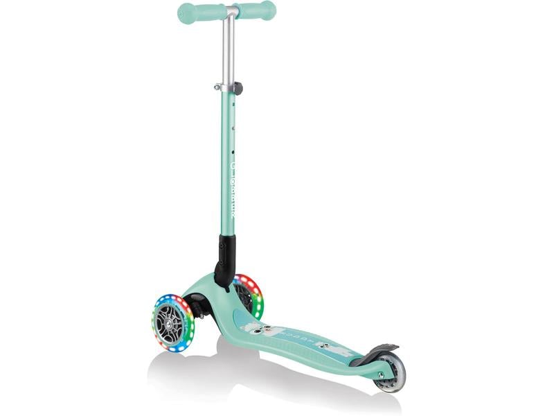 GLOBBER Scooter Primo Foldable Fantasy Lights Mint Faltbares Kickboard