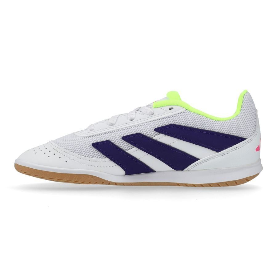 adidas Predator Club Sala IN Celestial Victory - Blanc/Violet/Lucid Lemon Enfant
