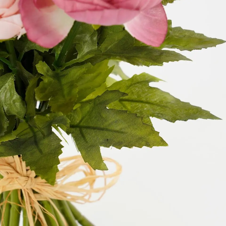 Mica Decorations Boeket Ranonkels Roze
