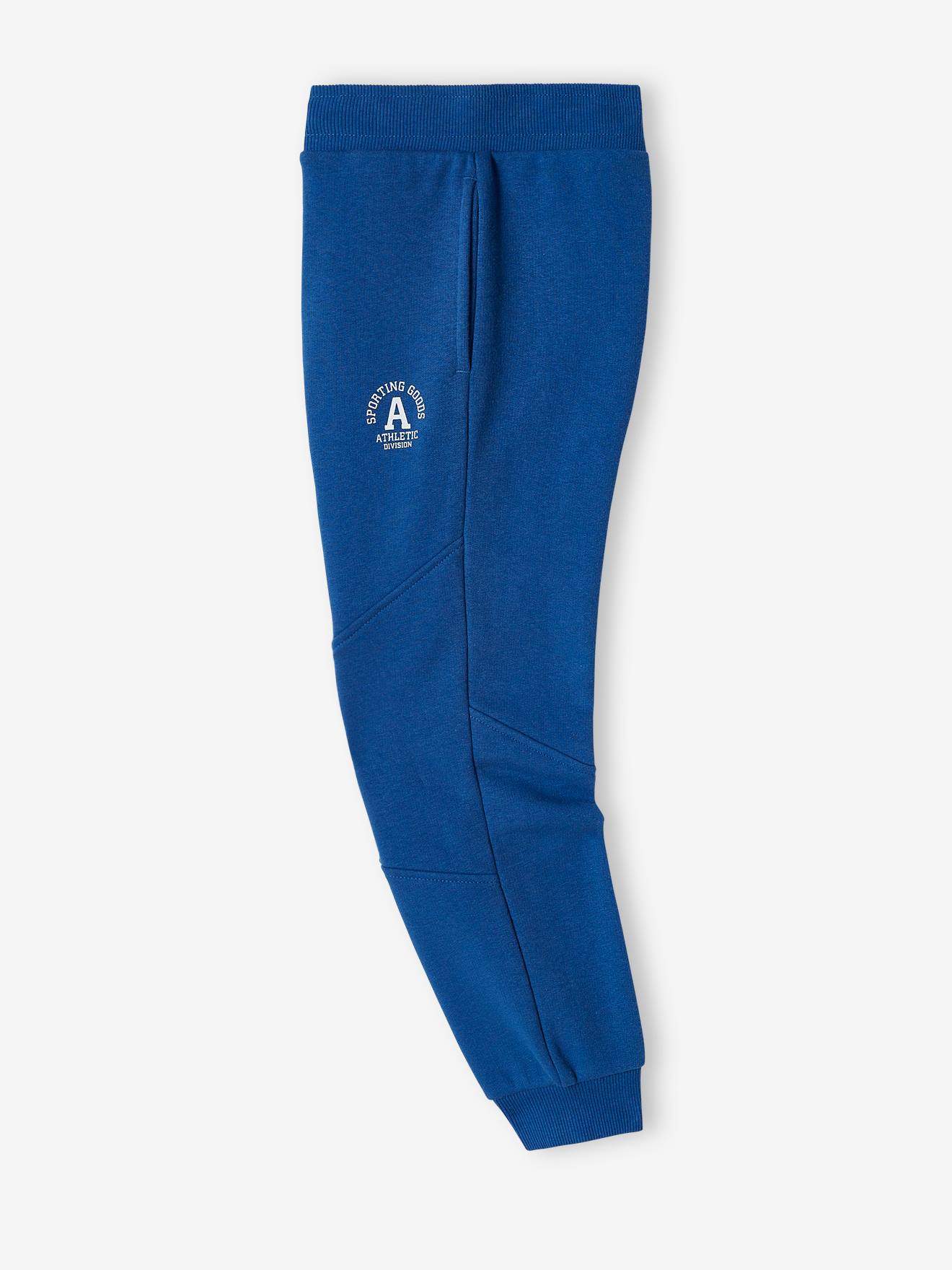 Calças de jogging desportivas para rapazes, azul elétrico