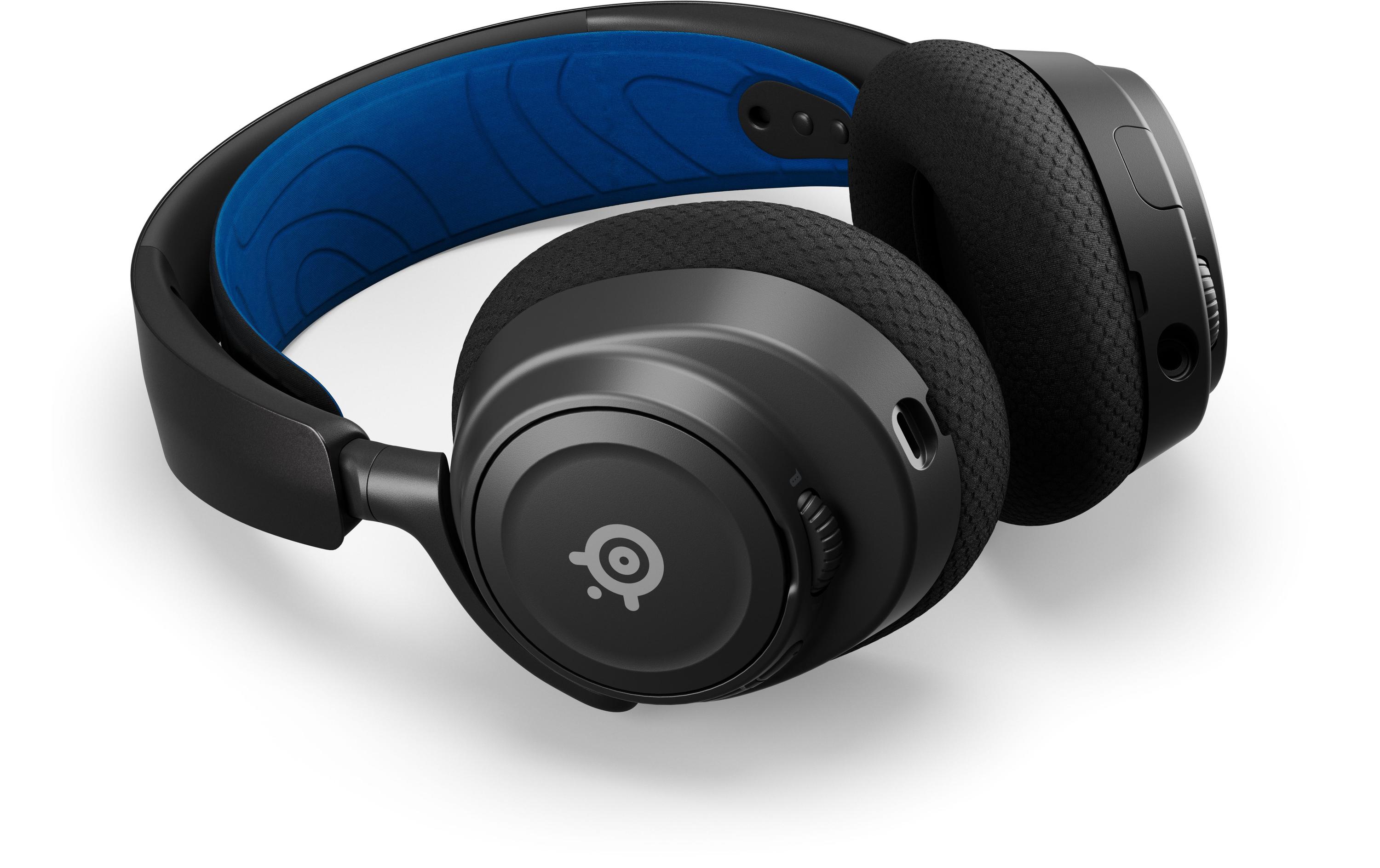 Headset Arctis Nova 7P Blau/Schwarz<br>Kabelloses Gaming-Headset mit Surround-Sound