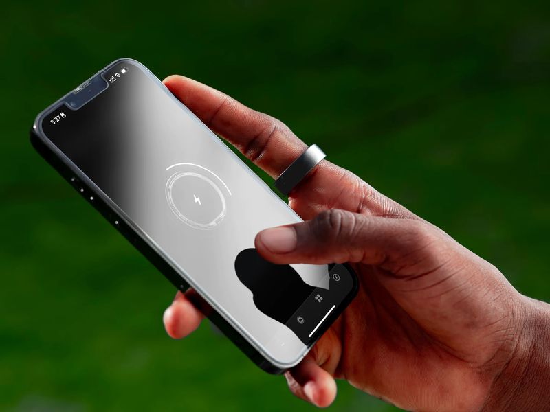Ultrahuman Ring AIR Grösse: 8, Dunkelgrau Smartring
