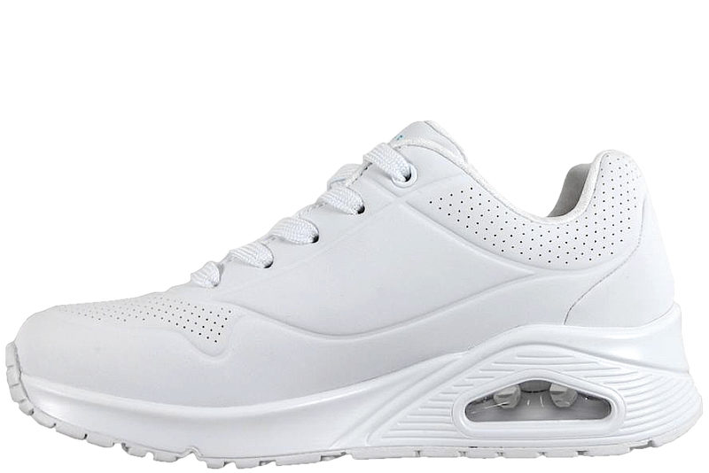 SKECHERS UNO HIGHLIGHT LOVE SNEAKERS I HVIDT PU