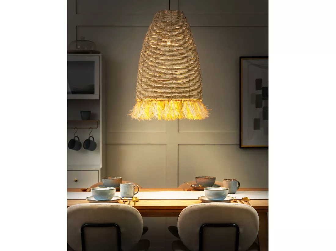 Lampe suspension TUTONG Naturel