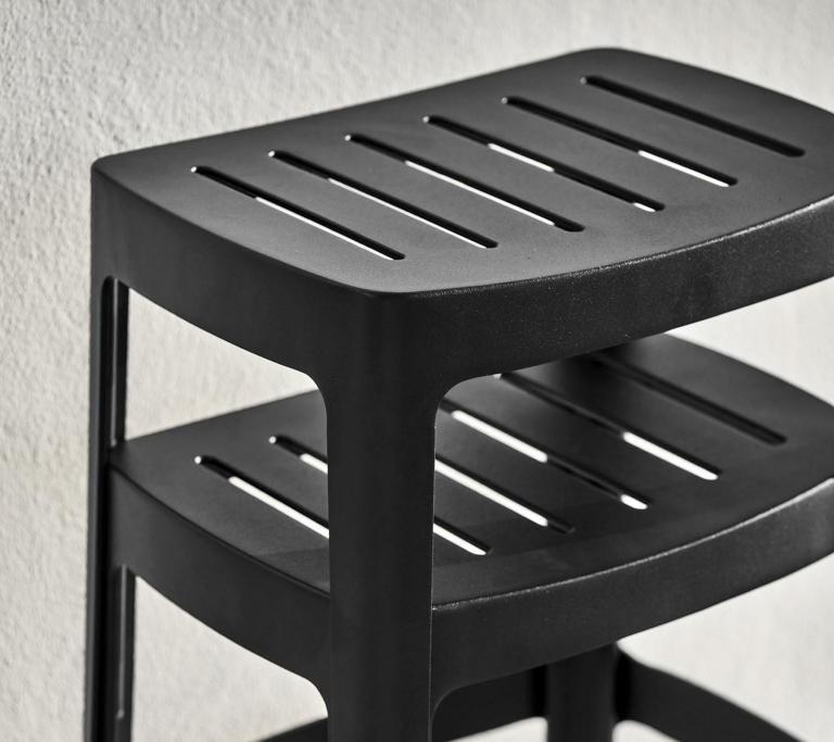 Cane-Line Cut barkruk zwart
