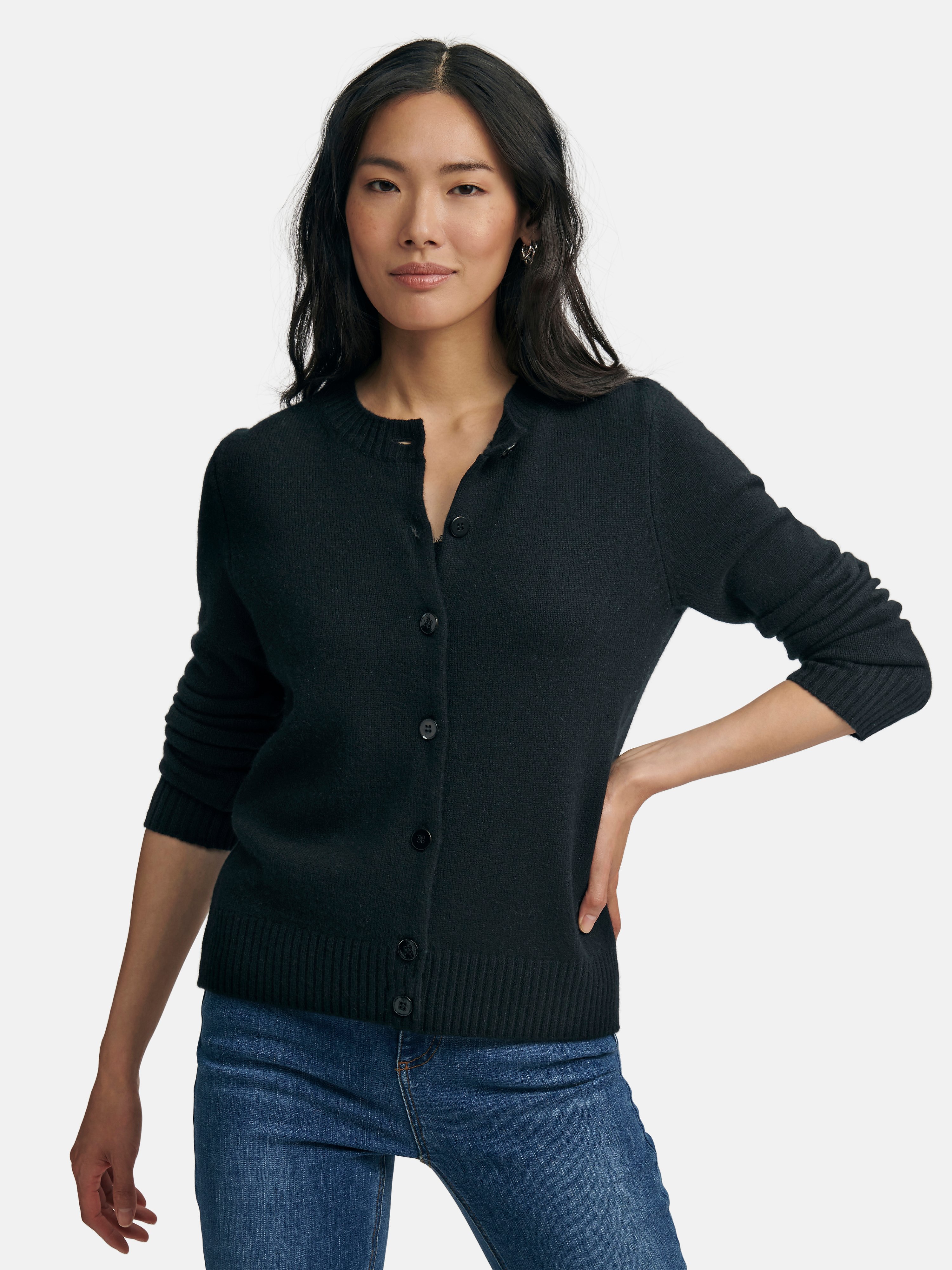 Strickjacke aus 100% Premium-Kaschmir