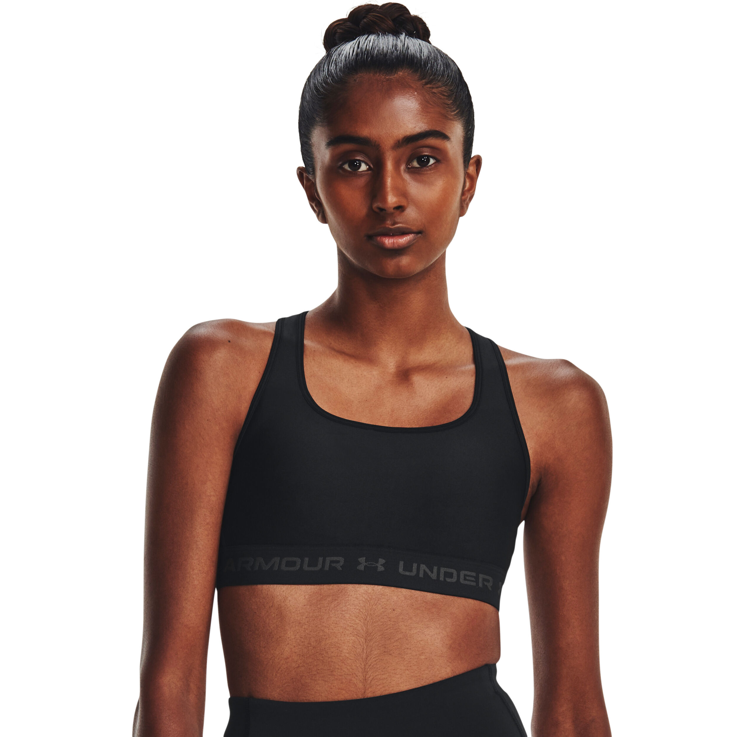 Under Armour Crossback Mid Soutien-gorge Sport Femmes - Noir , Gris