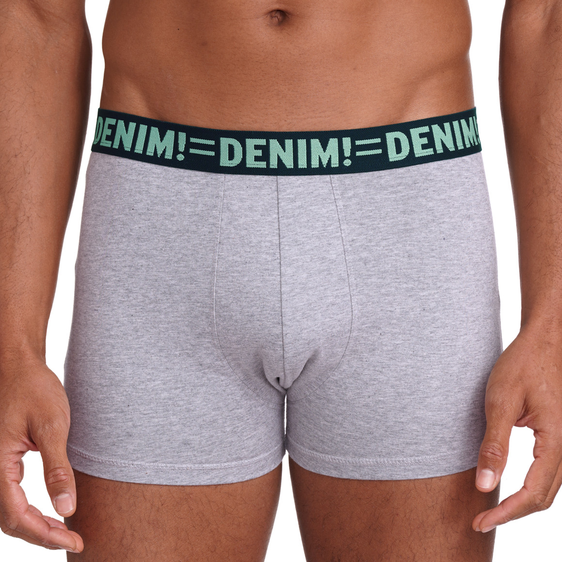 VanVaan Denim 3 Herren Retroshorts meliert salbei / hellgrau / dunkelblau