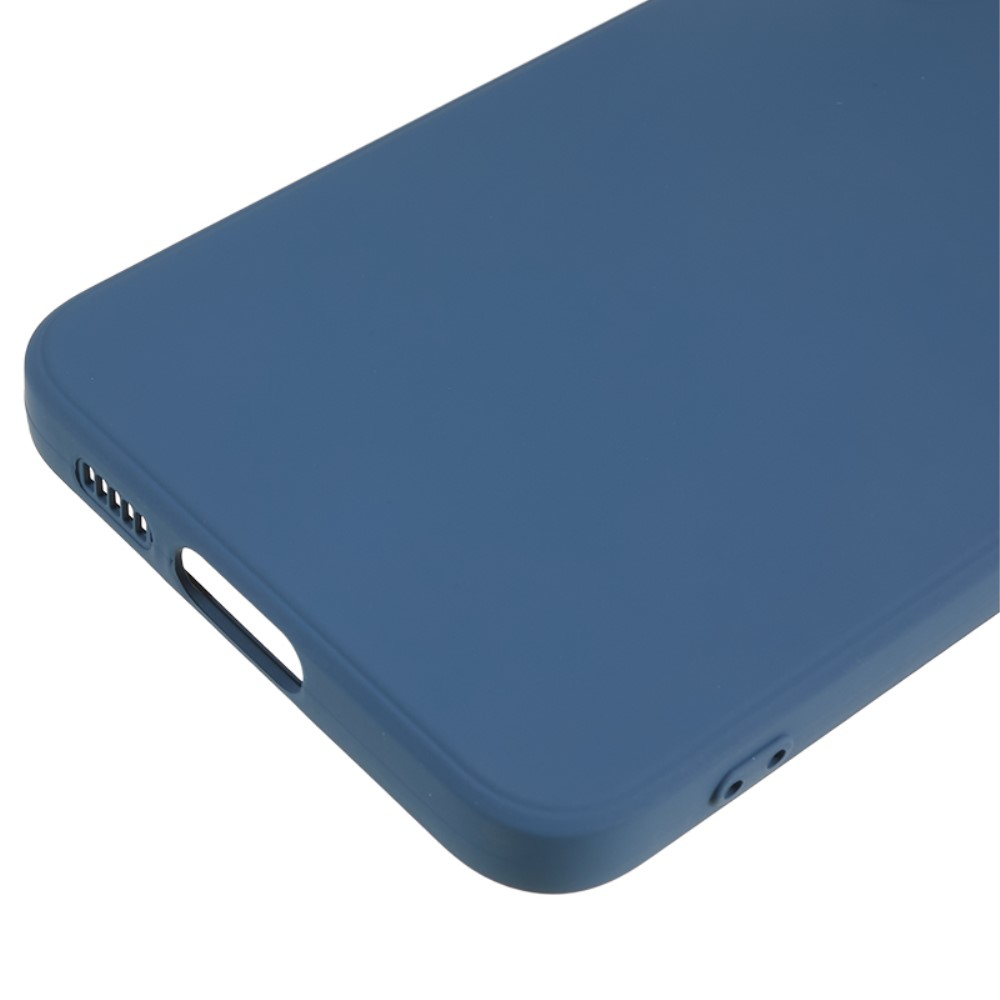 Samsung Galaxy S23 5G Gummi Case Hülle mit Kameraschutz - Blau (Matt)