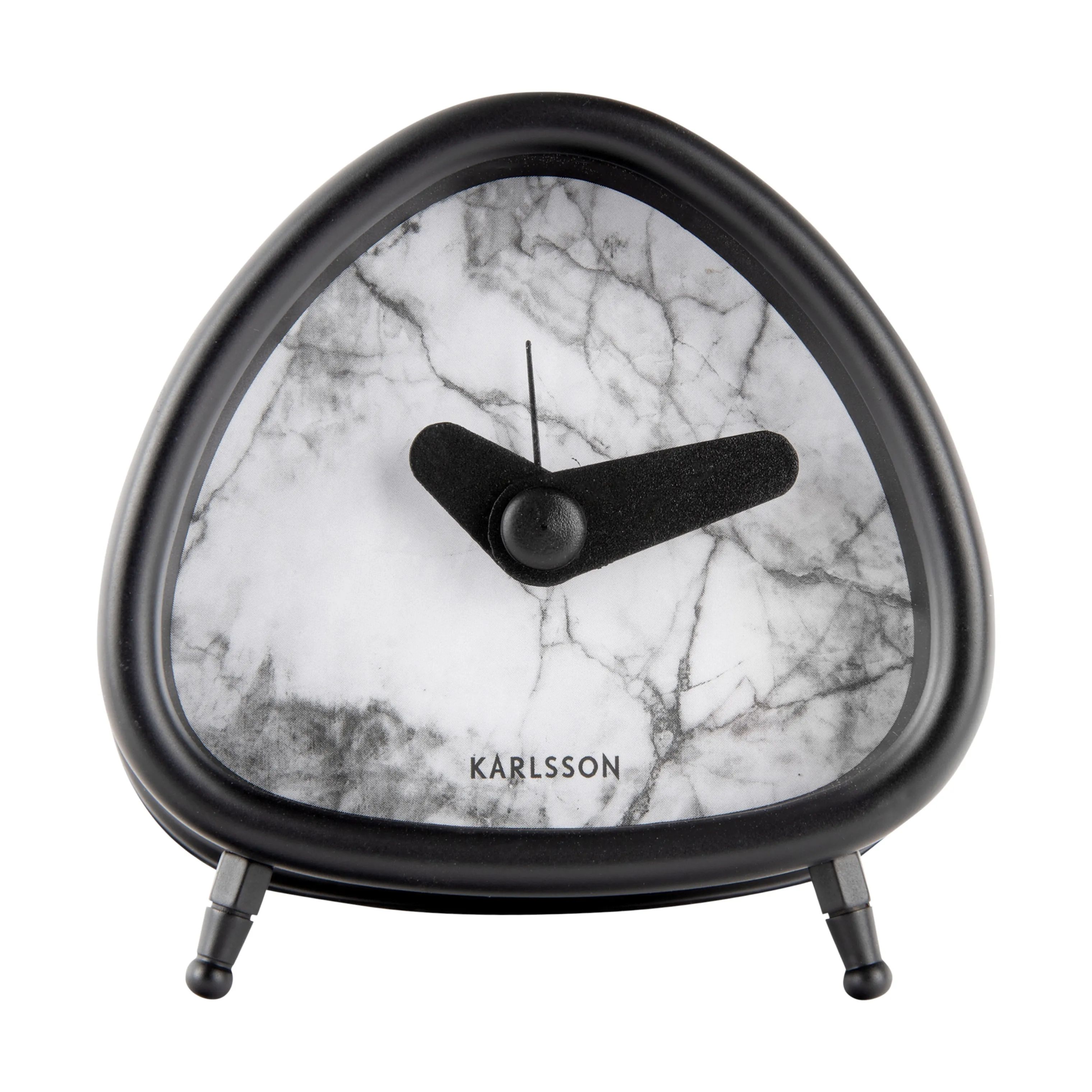 Karlsson Triangle Marble vækkeur