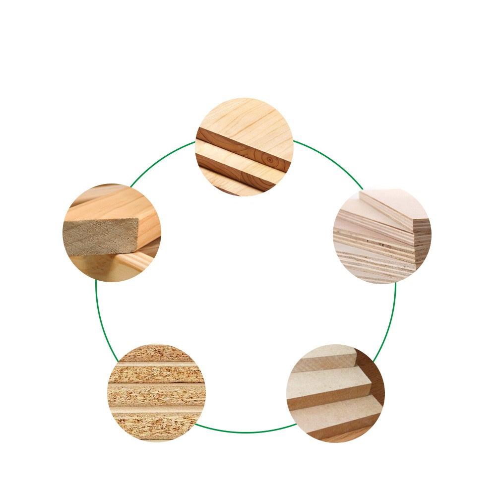 (3er Set) Ø8mm Schaft Bündigfräser Anlaufkugellager Werkzeug für Holz inkl. Aufbewahrungsbox