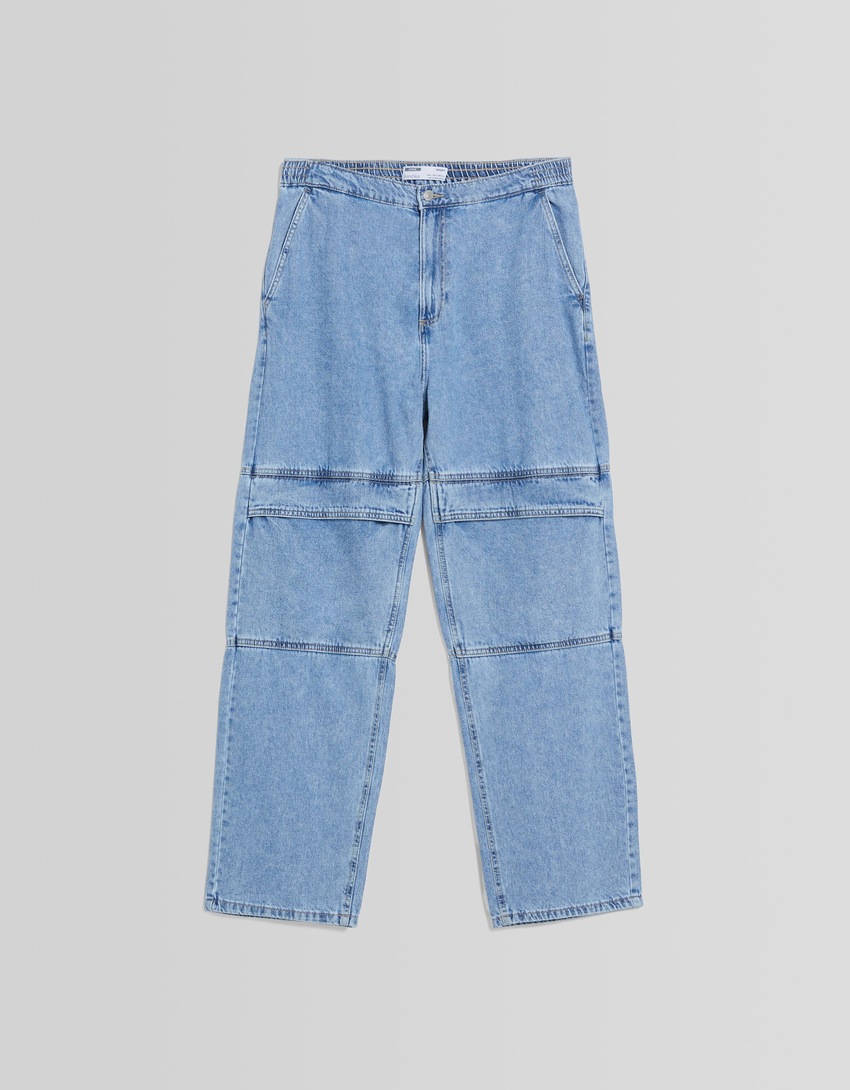calça cargo folgada para corrida