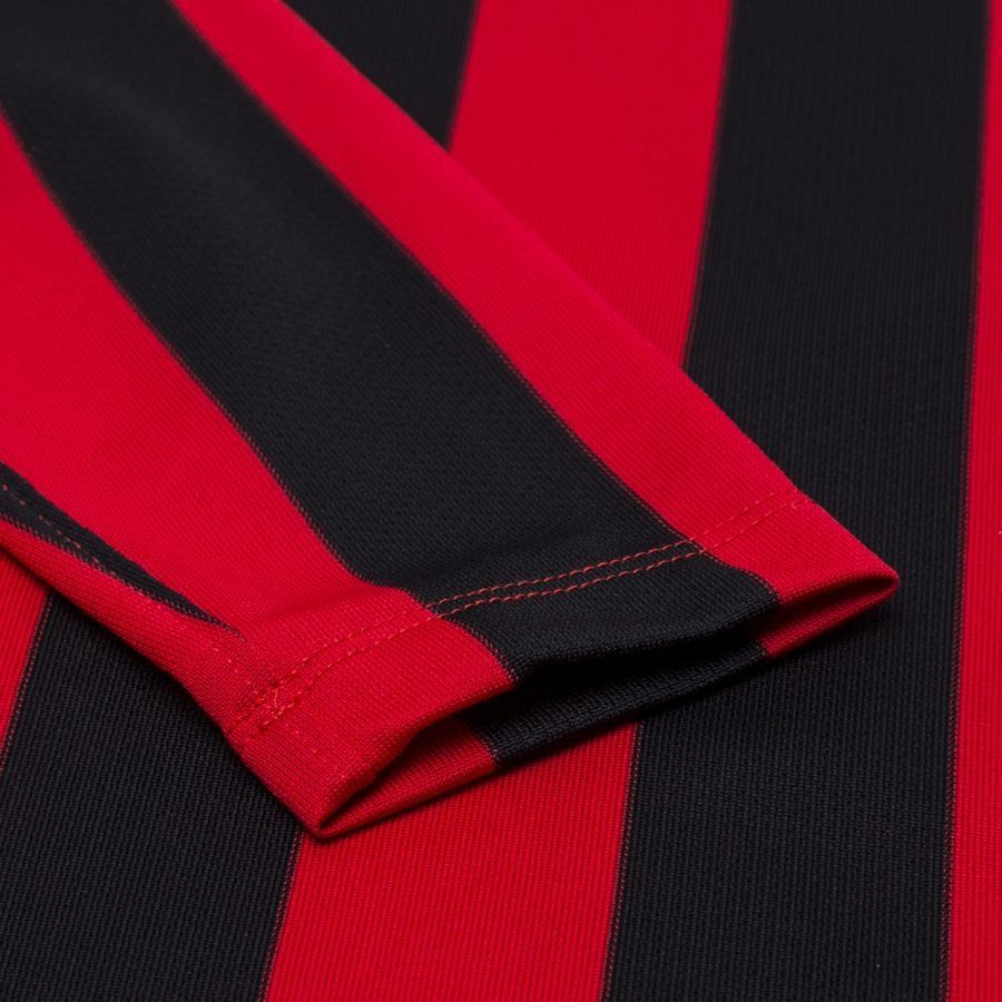 Nike Maillot Dri-FIT Striped Division IV - Rouge/Noir/Blanc Manches Longues Enfant