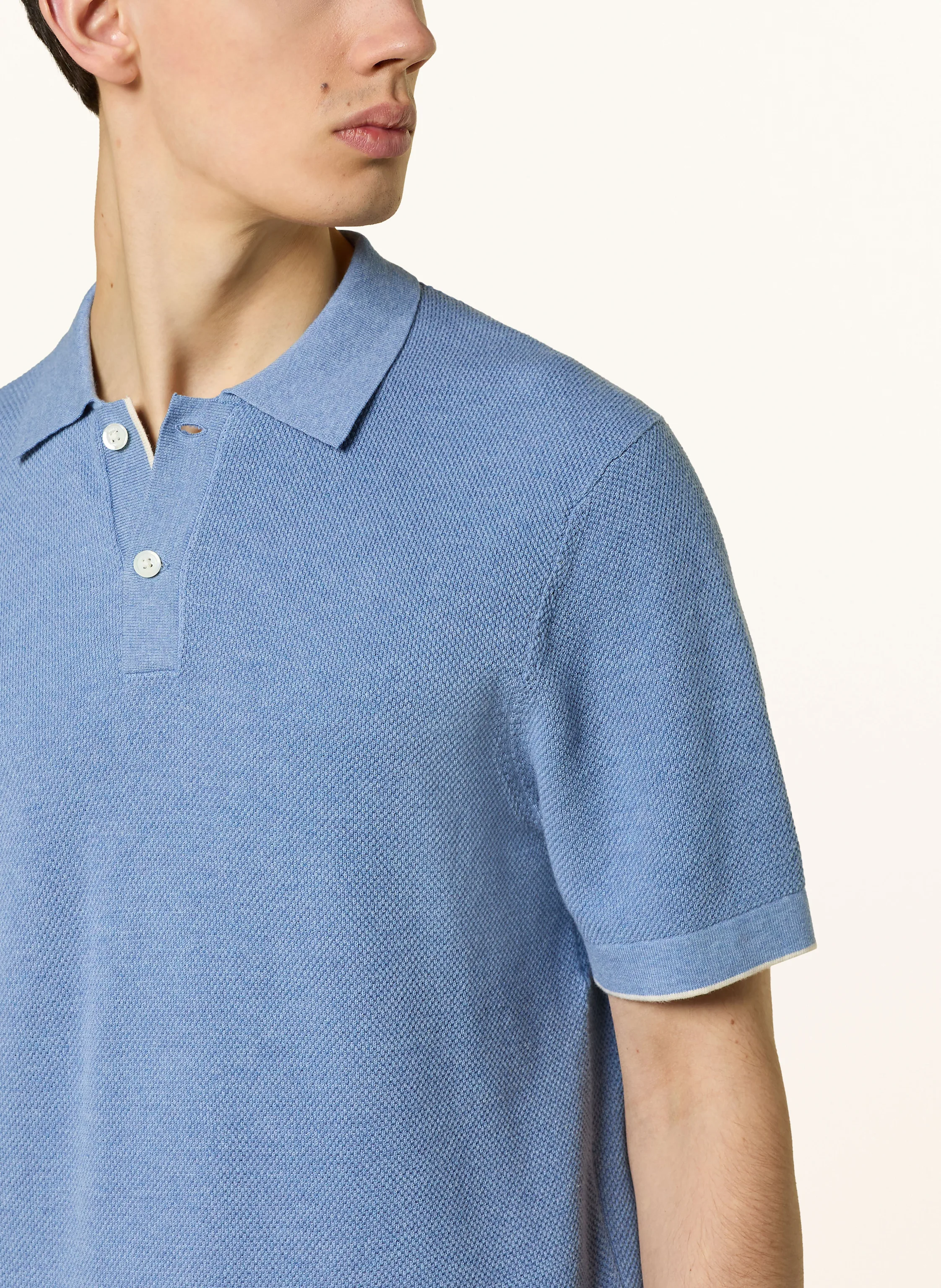 HACKETT LONDON Strick-Poloshirt