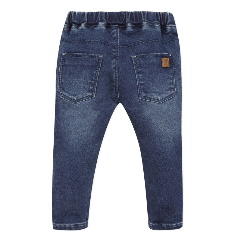 Pantalon knitlook bleu marine bébé fille Absorba Aucune nuance