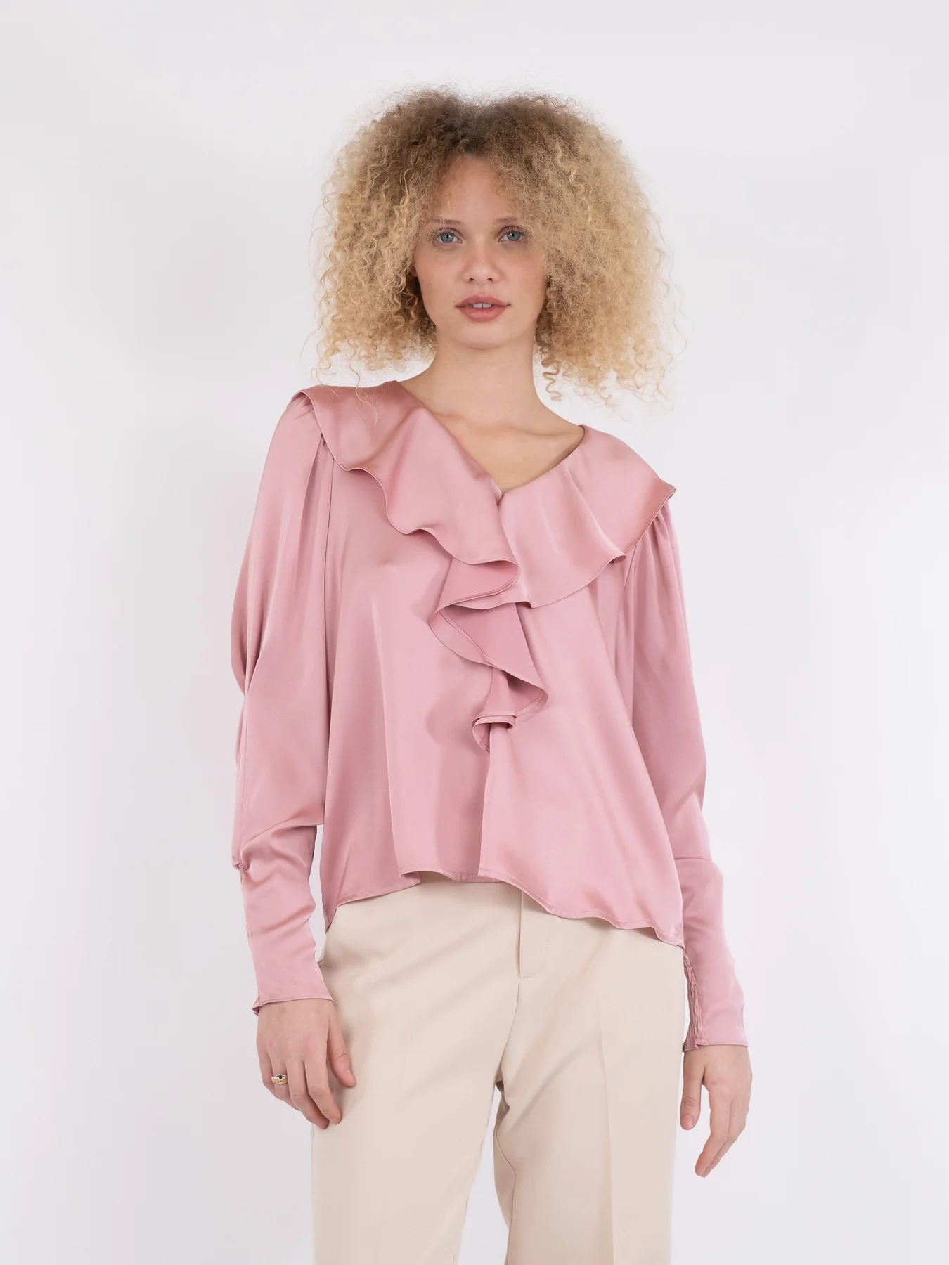 Neo Noir Sandie Sateen Blouse light pink