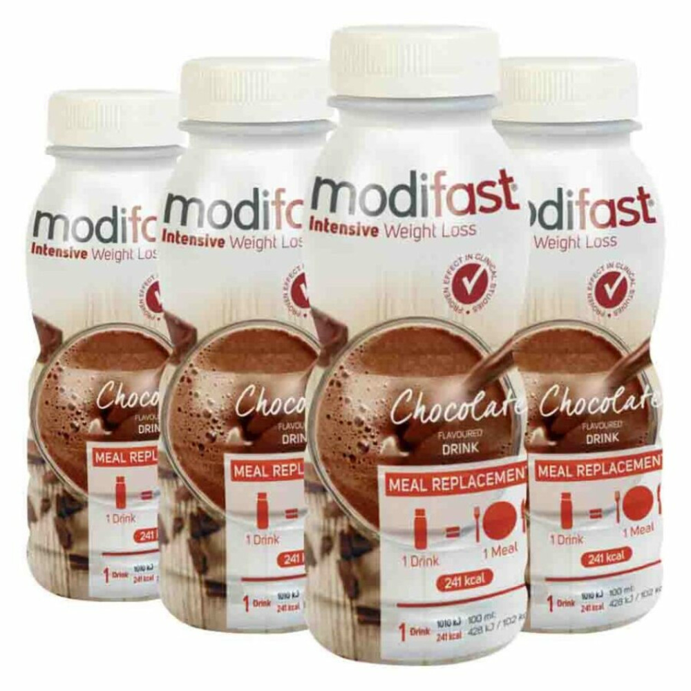 4x Modifast Intensive Drink Chocolade236 ml