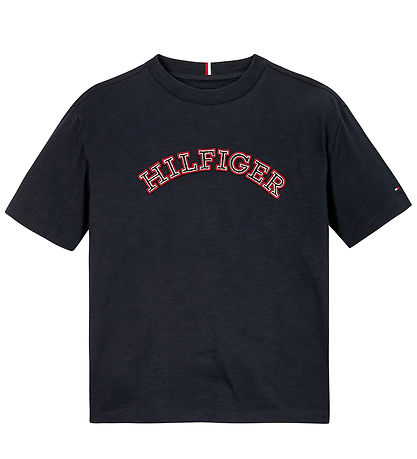 Tommy Hilfiger T-Shirt - Monotype bestickt - Desert Sky
