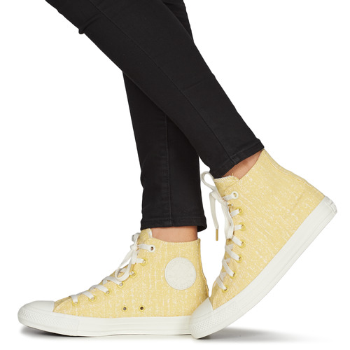 Converse - CHUCK TAYLOR ALL STAR HYBRID TEXTURE HI - Jaune