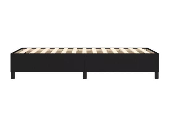 Sommier à lattes de lit Noir 80x200 cm Tissu