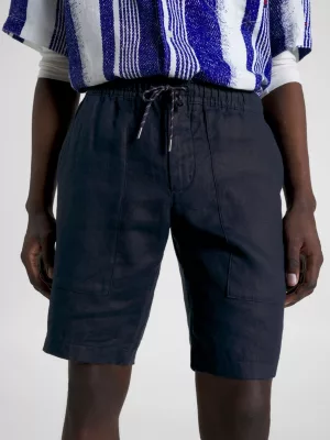 Shorts utilitários de linho Harlem Relaxed