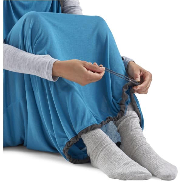 Drap sac de couchage SEA TO SUMMIT BREEZE SLEEPING BAG LINER MUMMY W/ DRAWCORD COMPACT BLUE