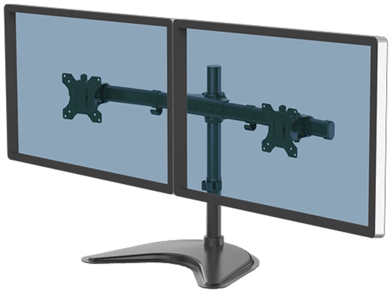 Fellowes Tischständer Seasa Doppel Monitorarm bis 16 kg Doppel-Monitorarm mit Standfuss