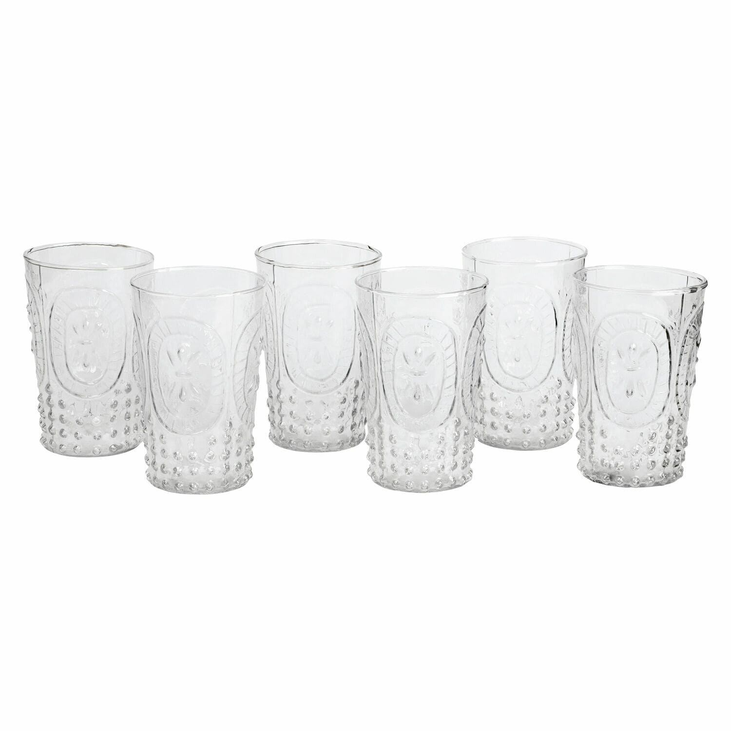 Glas 6er Set Fleury klar