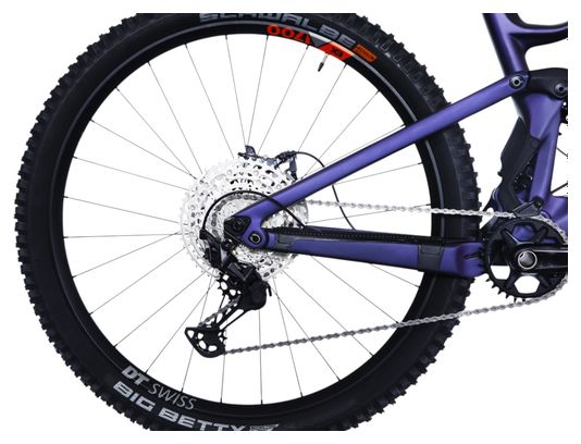 VTT tout suspendu Lapierre Spicy CF 7.9 Shimano Deore XT 12V 29'' Carbone Violet / Or / Orange 2023 - Vélo d'Exposition