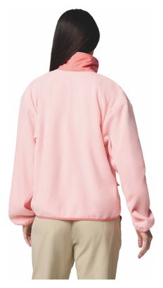 Polaire Columbia 1/2 Zip Sequoia Grove Rose Femme