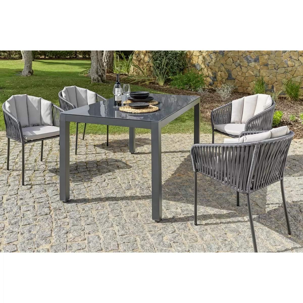 Beldano Gartenstuhl Zoe Anthrazit