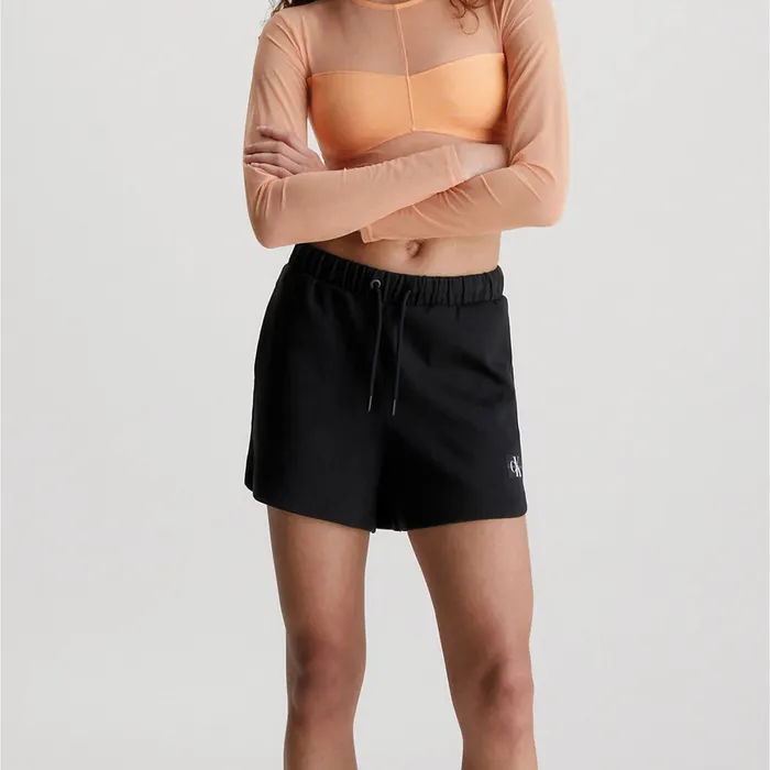 Calvin Klein Badge Rib Loose Short Dames