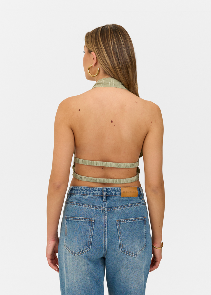 Juul top salie groen