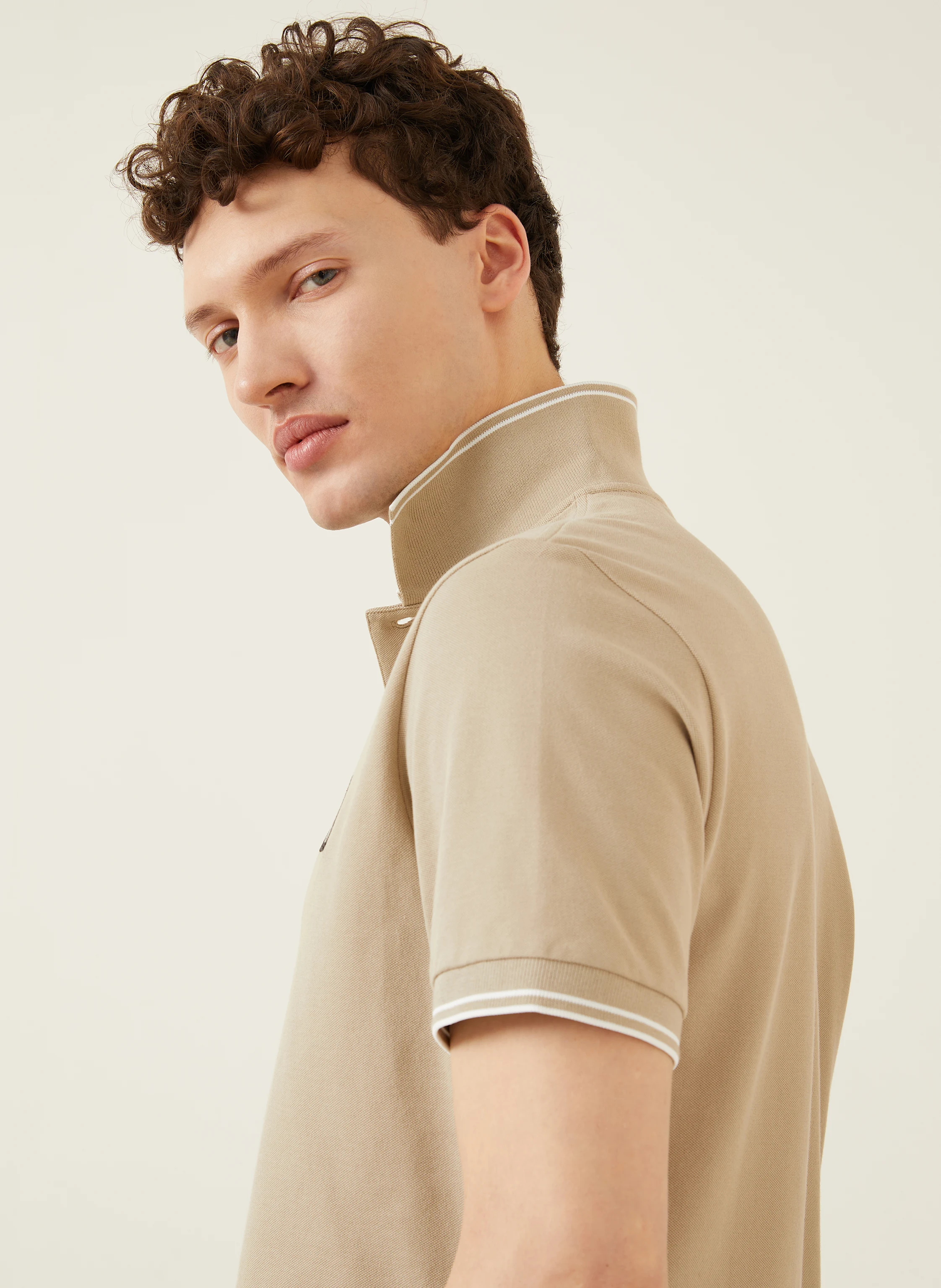 STONE ISLAND Piqué-Poloshirt Slim Fit