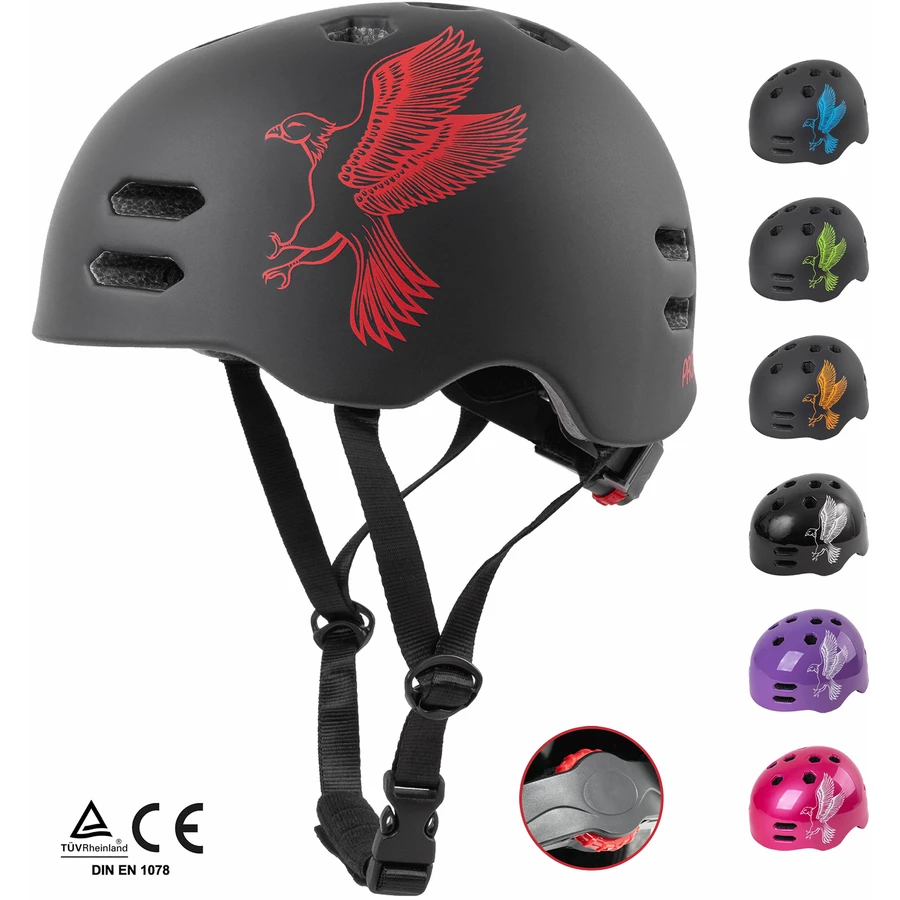 PROMETHEUS BICYCLES® Fahrradhelm Größe S 52-55 cm rot
