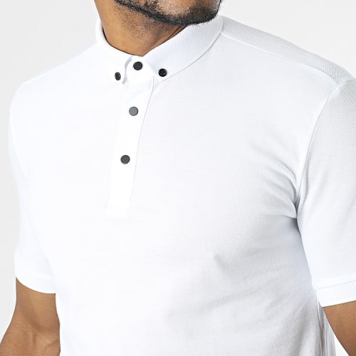 Polo Manches Courtes Blanc