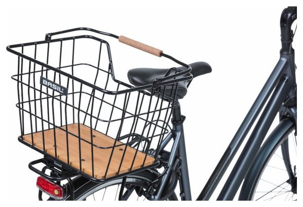 Panier Basil Nordland Bicycle MIK 23L Noir/Marron
