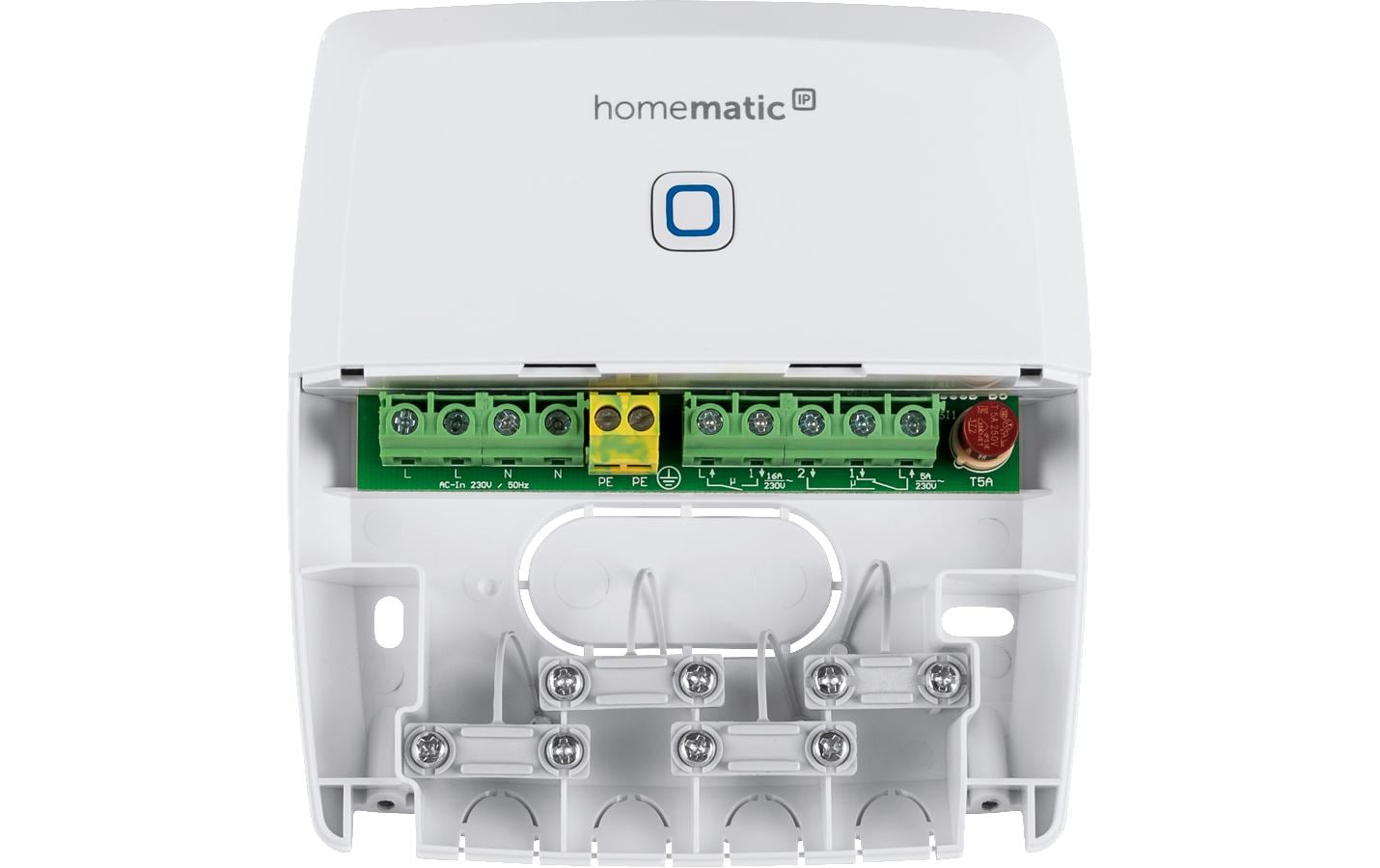 Smart Home Funk-Schaltaktor für Heizungsanlagen 2-fachUniversell einsetzbarer 2-fach 230 V Schaltaktor – HmIP-WHS2