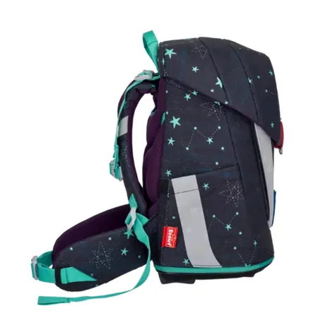 Scout Schulranzen-Set Sunny II LED Sternenhimmel, 4-teilig