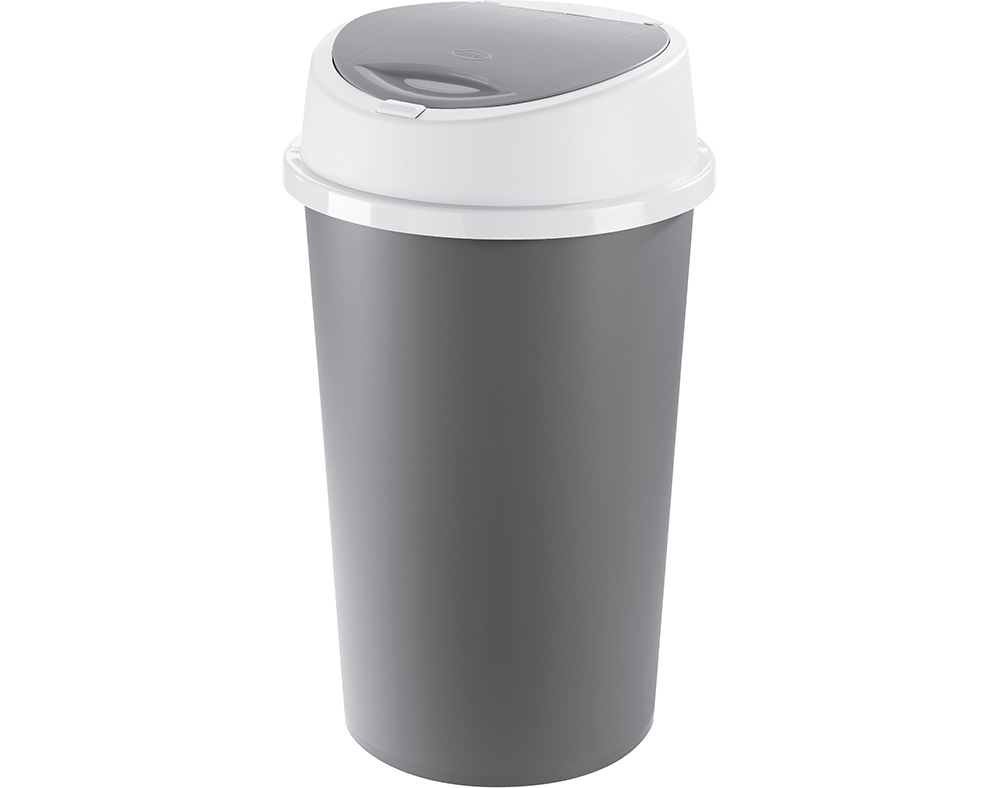 BALDE LIXO REDONDO ACTUEL EM PLÁSTICO 45L - 39X66.5X39CM