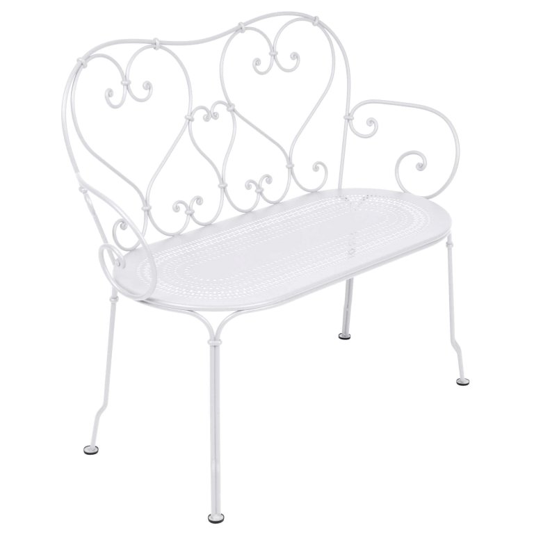 Fermob 1900 tuinbank Cotton White